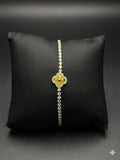 Canary Clover Tennis Bracelet