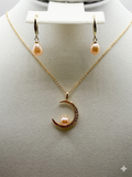 Celestial Moonlit Pearl & Gold Vermeil Set