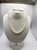 Freshwater Pearl Single-Strand Necklace – 3 Colors