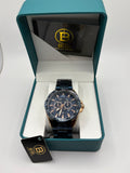 B0221 Blue Dial Gold Case Blue Band