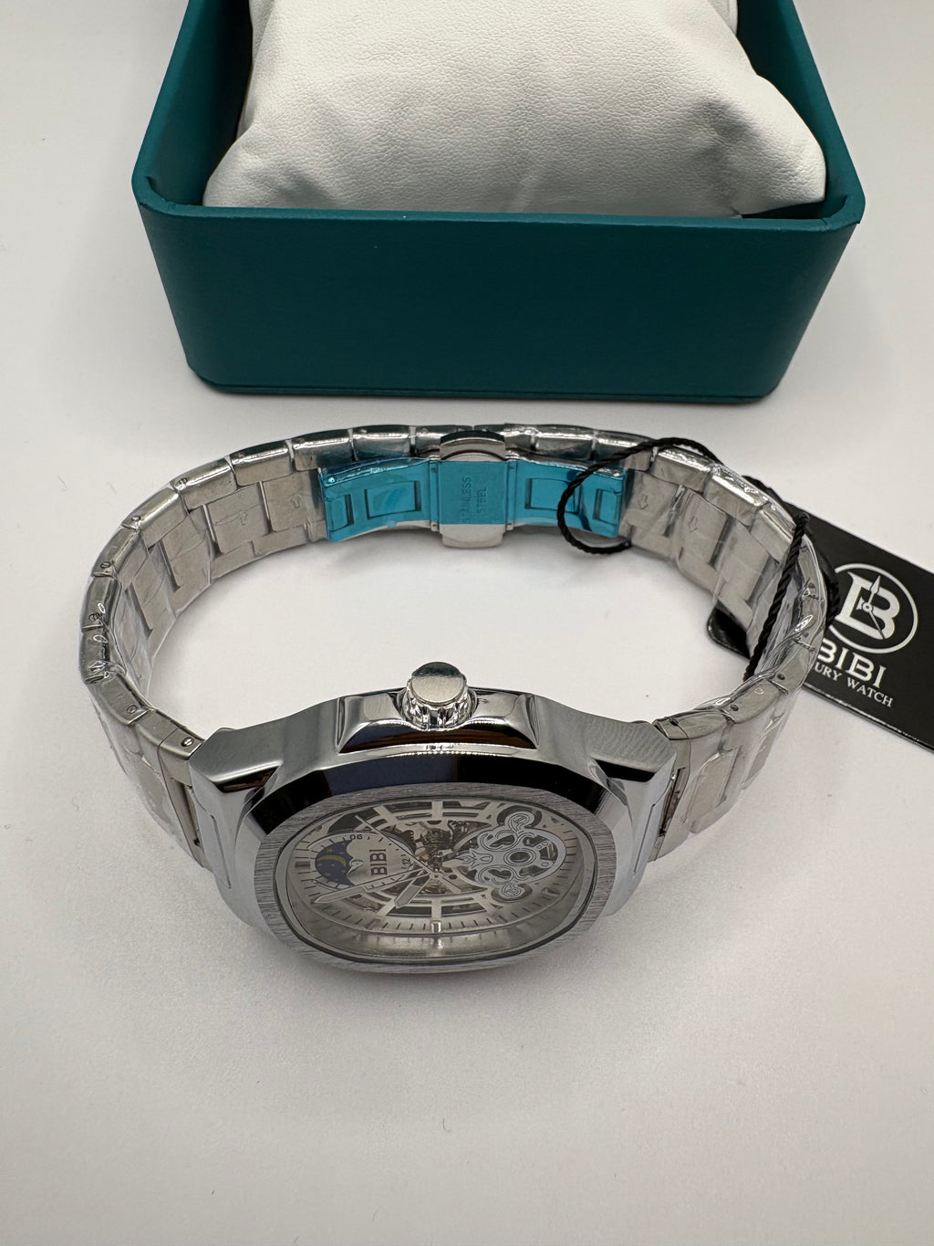 B0174 Automatic Silver Dial Silver Case Silver Band