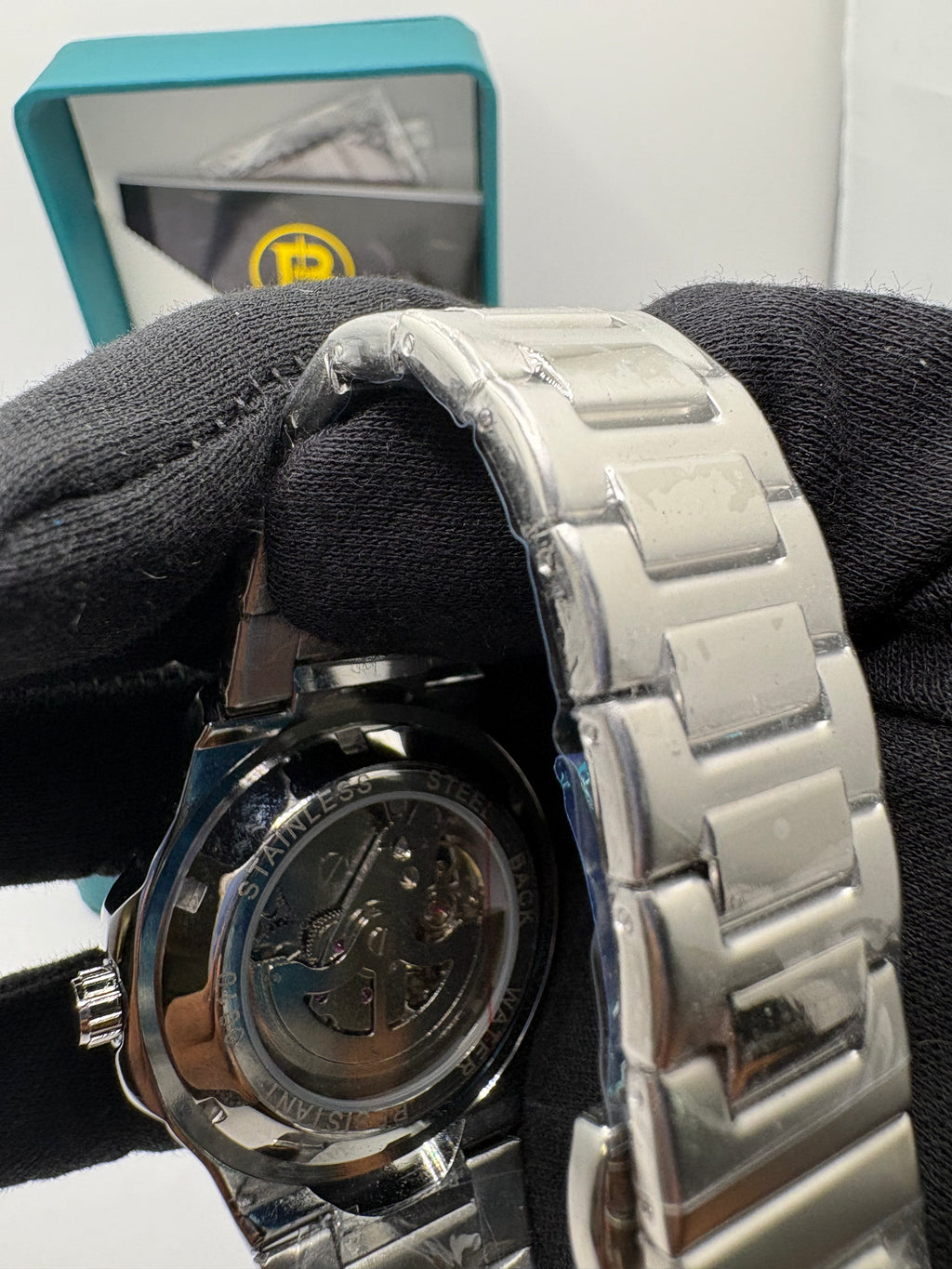 B0174 Automatic Silver Dial Silver Case Silver Band