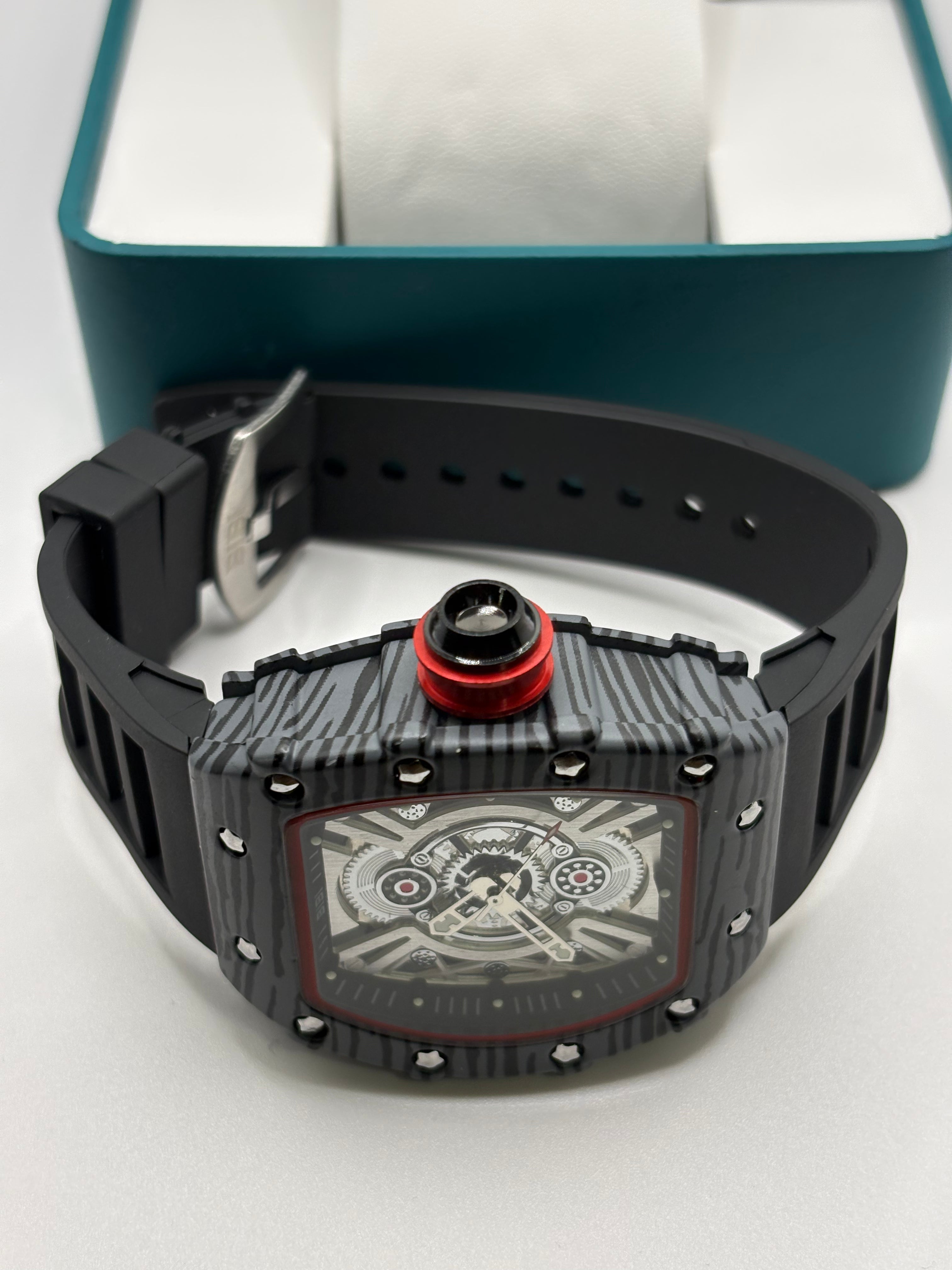 Bibi Luxury B0040 Alloy Dial & Silicone Strap