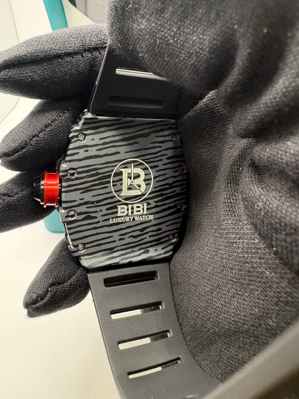Bibi Luxury B0040 Alloy Dial & Silicone Strap