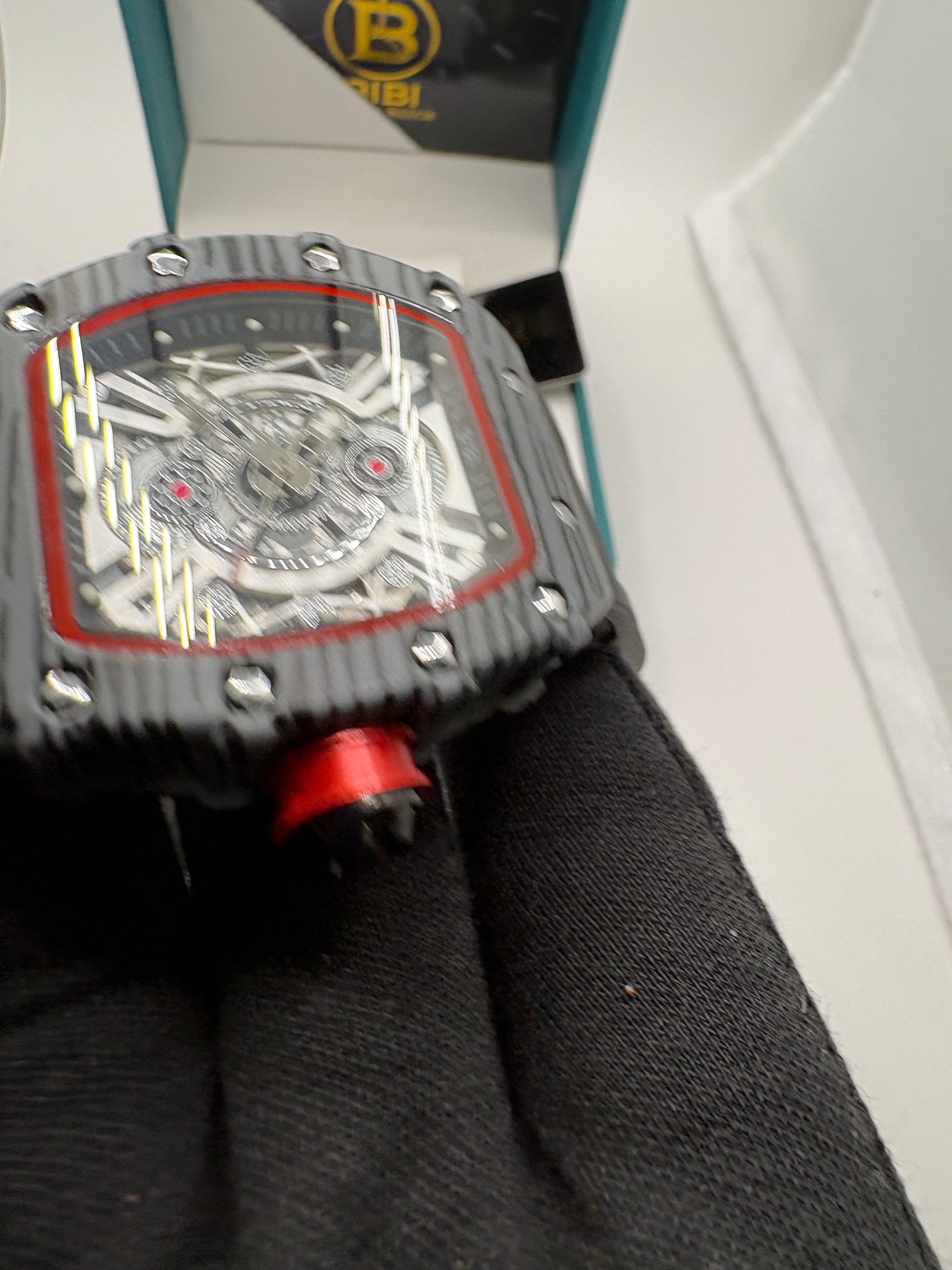 Bibi Luxury B0040 Alloy Dial & Silicone Strap