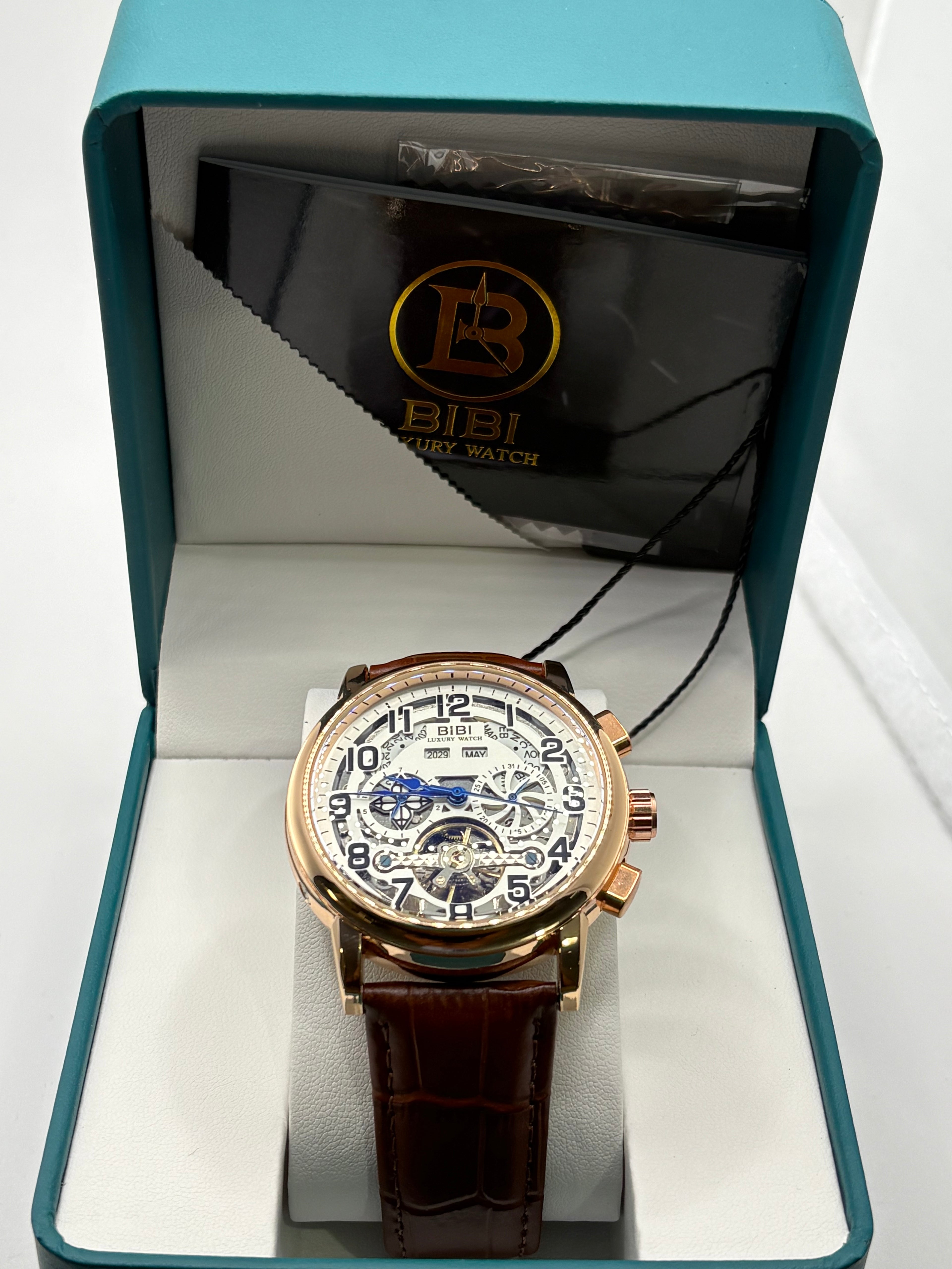 Bibi Luxury B0135 Automatic Italian calf leather strap