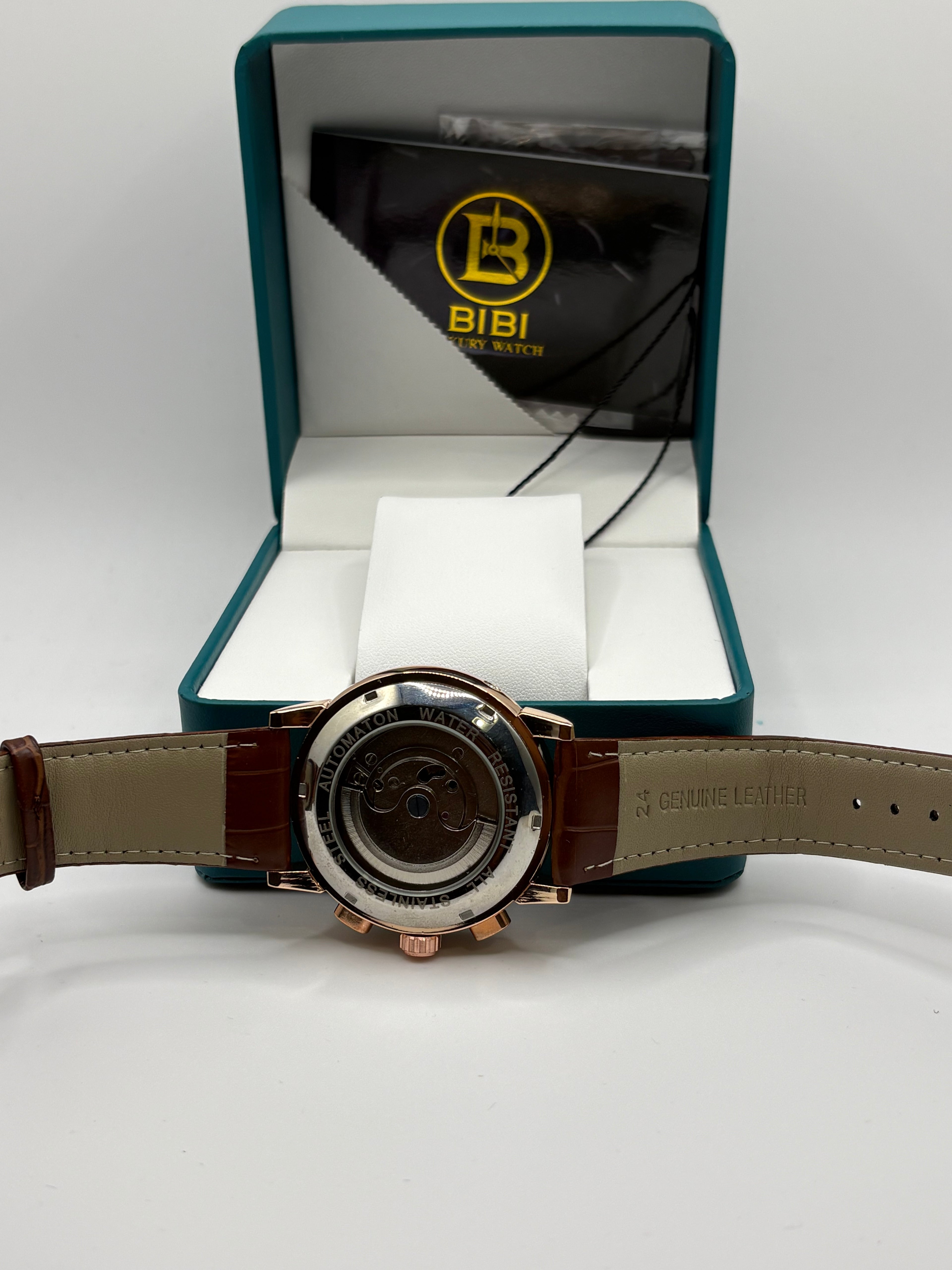 Bibi Luxury B0135 Automatic Italian calf leather strap