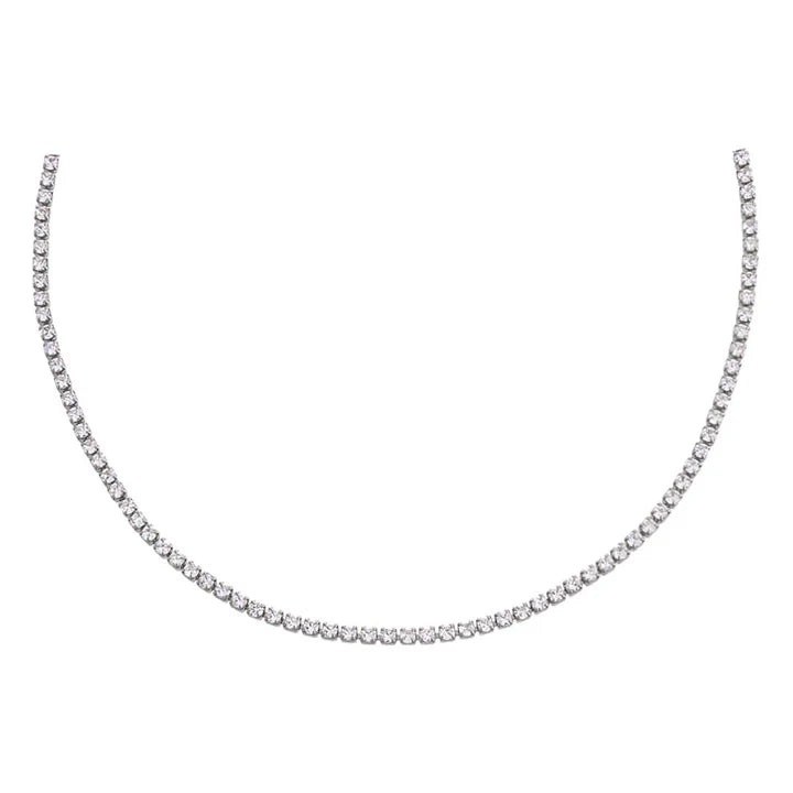 Classic Thin Tennis Necklace