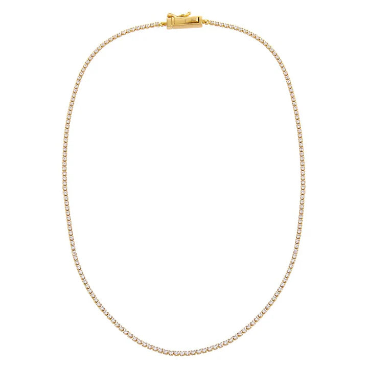 Classic Thin Tennis Necklace