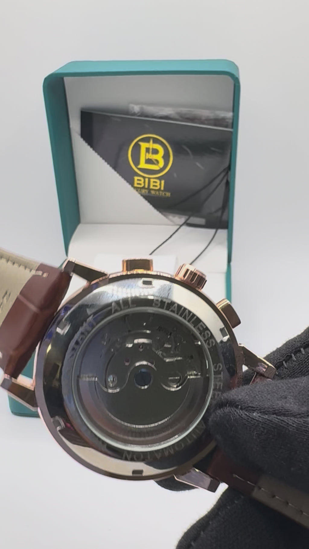 Bibi Luxury B0135 Automatic Italian calf leather strap