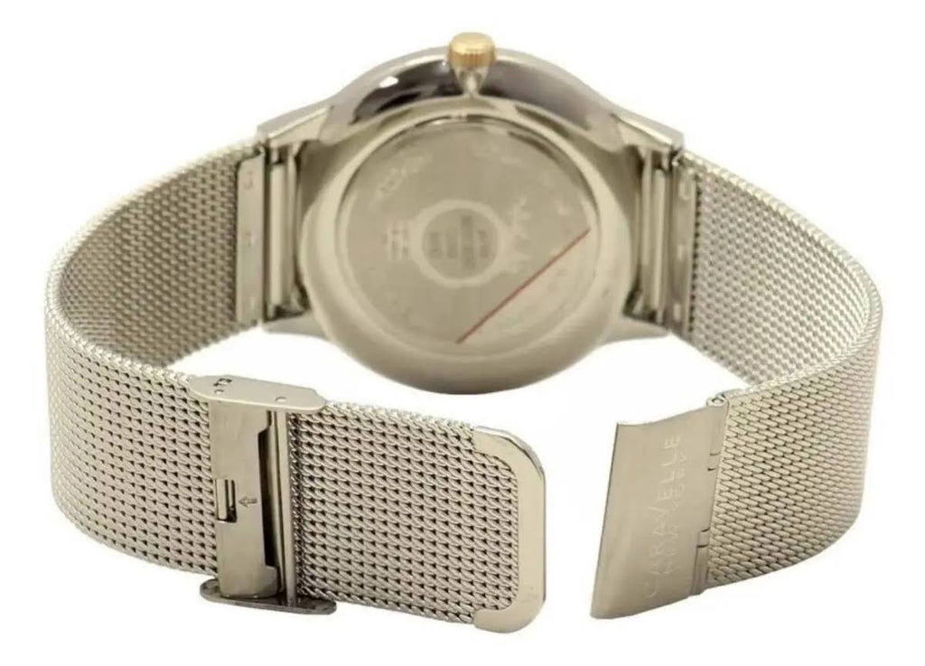 Caravelle York by Bulova Men`s 45B138 Analog Display Quartz Silver Watch